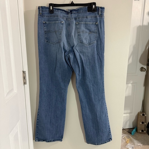 New York and Company Blue Denim Boyfriend Jeans Size 14 with 29” inseam - Picture 6 of 6